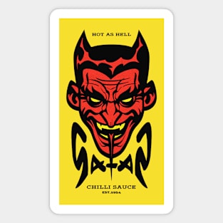 Red Hot Satan Magnet